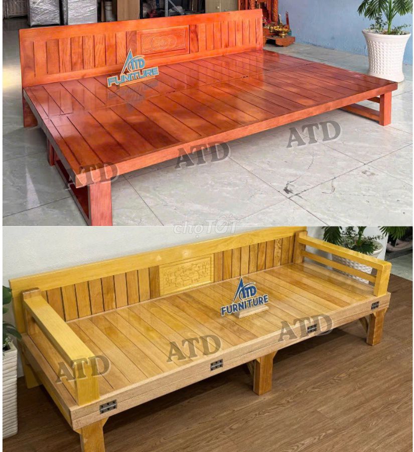 GIƯỜNG GỖ GIƯỜNG GỖ GIƯỜNG GỖ GIƯỜNG GỖ GẤP GIƯỜNG. Mua bán Giường, chăn ga gối nệm tại Quận 1 Tp Hồ Chí Minh được đăng bởi Nhi Nguyen Nội thất ATD hình 1