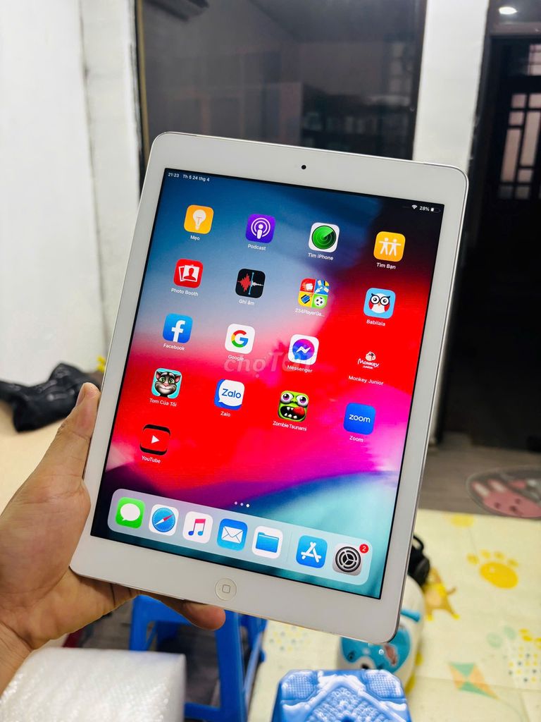 Ipad air 16Gb Wifi 4G Bản 4G cắm sim tiện dụng. Mua bán Máy tính bảng tại Quận Đống Đa Hà Nội được đăng bởi Hà Giang Đào hình 1