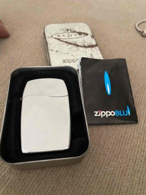 zippo blue lighter