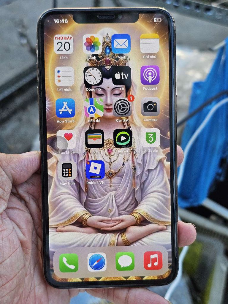  iPhone Xs Max 64GB quốc giá rẻ bèo nhèo . Mua bán Điện thoại tại Quận 8 Tp Hồ Chí Minh được đăng bởi Thiên Hòa mobile  hình 1