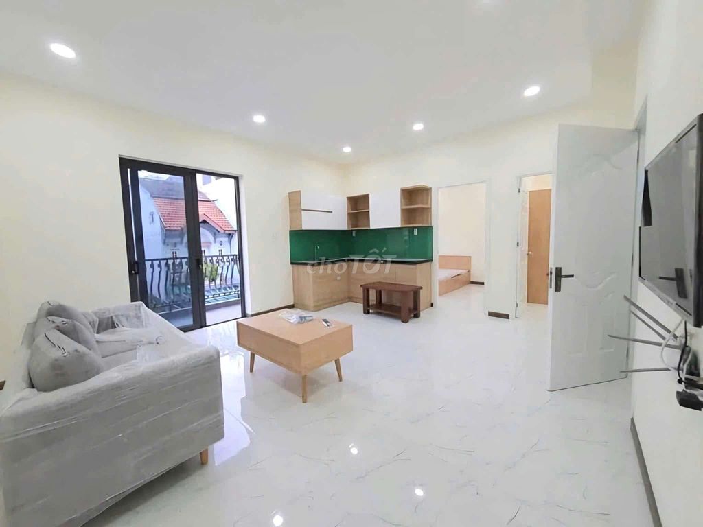 🔰Đầu T1 Trống - 2PN/1PK Balcony 80m² Full Nội Thất Kế Chợ Tân Hương