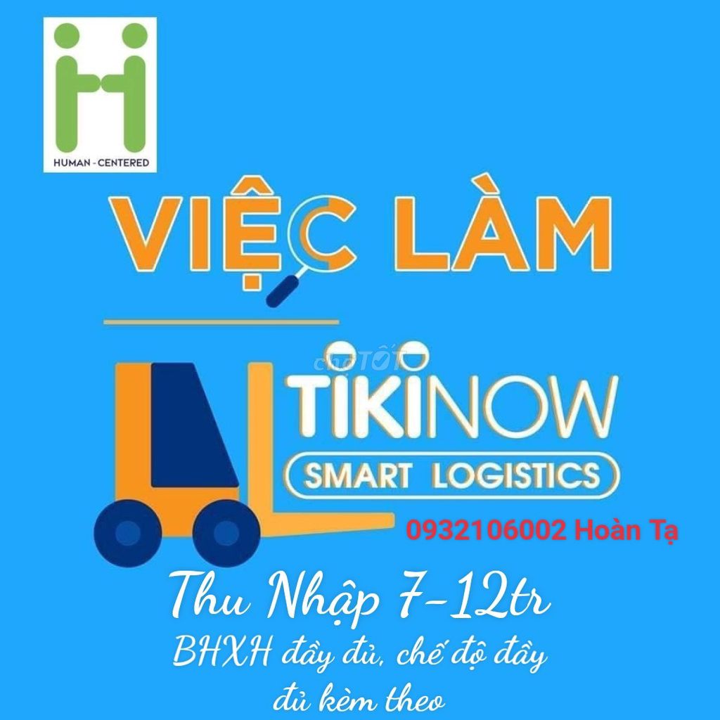 Tuyển Nhân Viên Kho Tiki Bạch Đằng