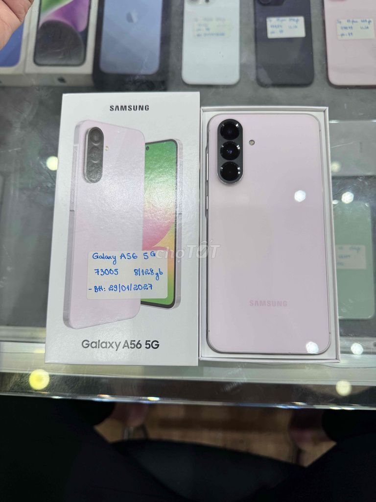 Galaxy A56 5G 128GB Hồng Như mới BH 29/01/2027. Mua bán Điện thoại tại Quận 10 Tp Hồ Chí Minh được đăng bởi Phi Đăng Sơn Store hình 1