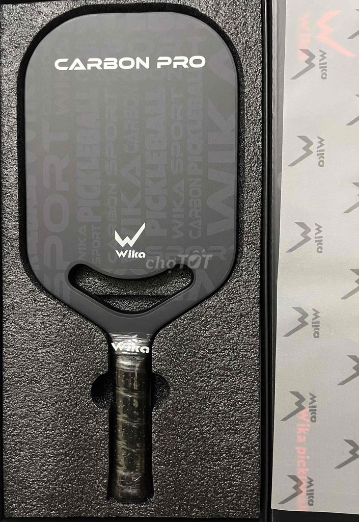 Vợt Pickleball Wika Carbon Đen. Mua bán Đồ thể thao, Dã ngoại tại Quận Ngô Quyền Hải Phòng được đăng bởi Hoài Đoàn hình 1