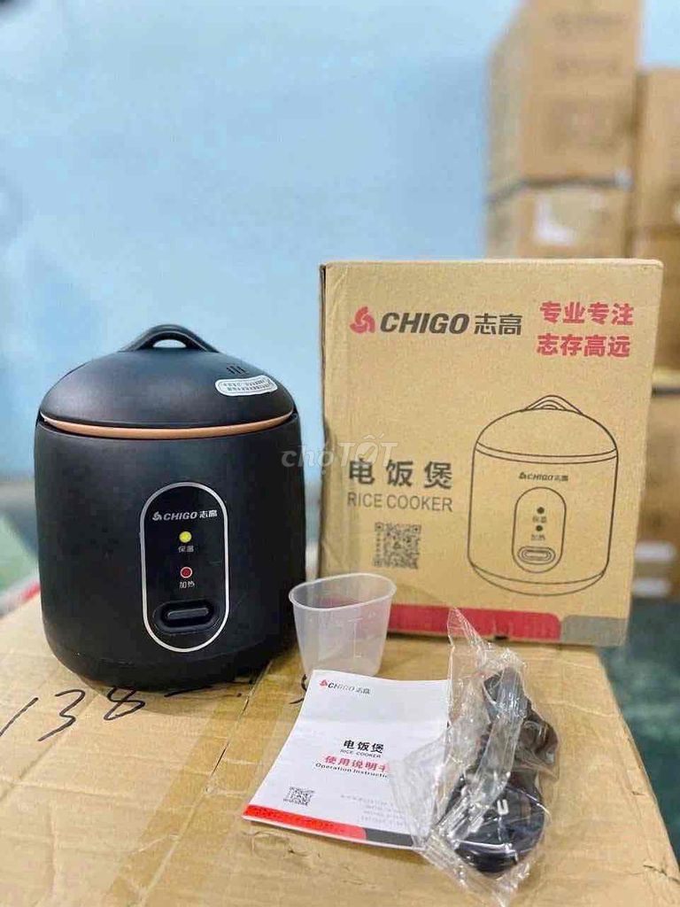 Nồi cơm điện Chigo 1.2L Đen. Mua bán Bếp, lò, đồ điện nhà bếp tại Quận Ninh Kiều Cần Thơ được đăng bởi Kim Ngân  hình 1