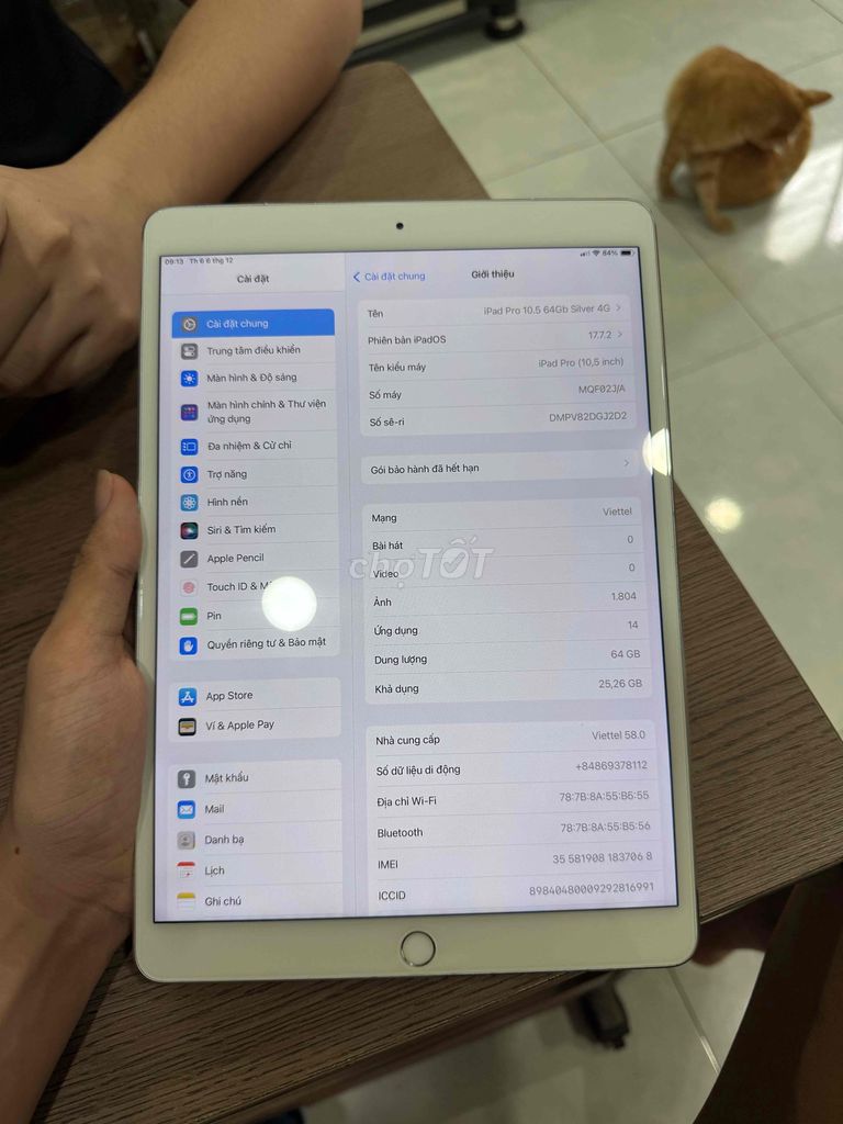 iPad Pro 10.5 cày game siêu mượt có 4G