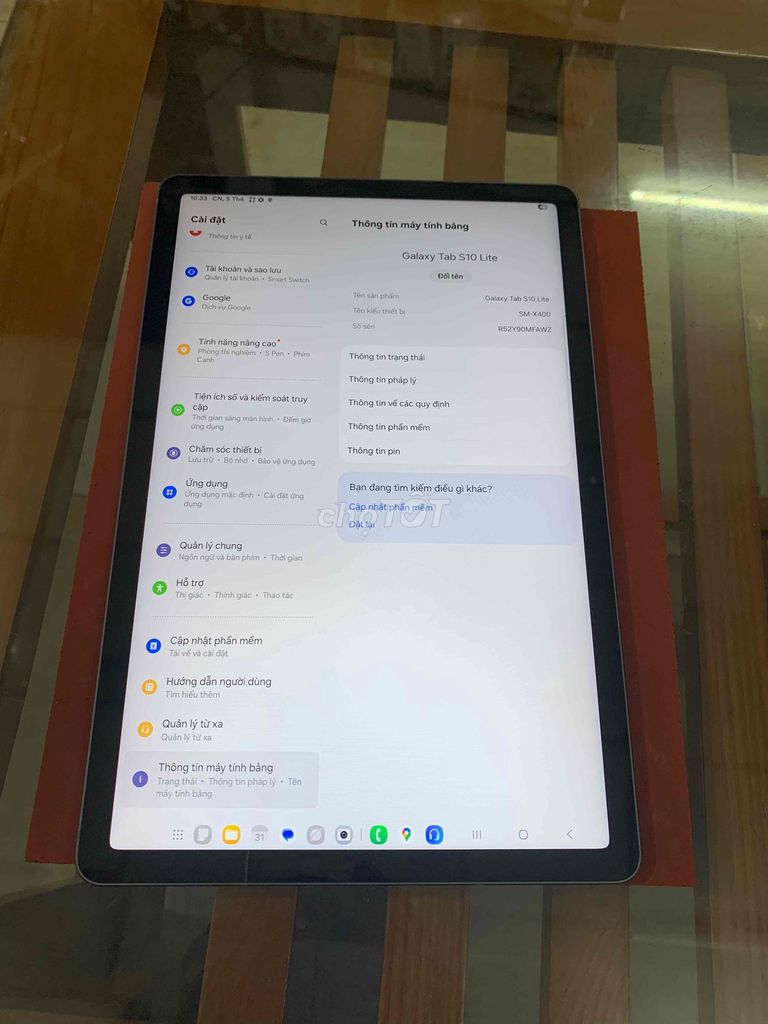 Samsung Galaxy Tab S10 Lite 128GB Xám. Mua bán Máy tính bảng tại Quận Phú Nhuận Tp Hồ Chí Minh được đăng bởi phạm Tuấn dương hình 1