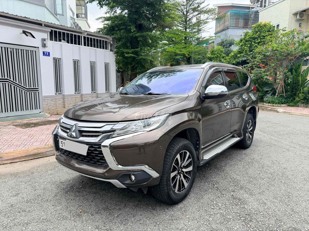 Mitsubishi Pajero Sport 2018 Thái Lan Nâu Da Nappa