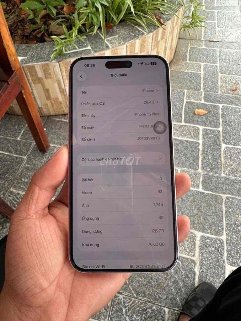 iPhone 15 Plus Pin 83%. Mua bán Điện thoại tại Thành phố Sóc Trăng Sóc Trăng được đăng bởi NEW MOBIE hình 1