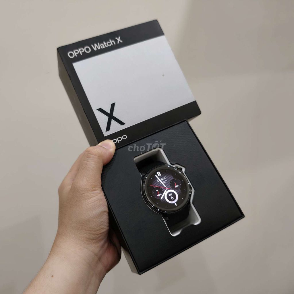 Oppo Watch X Black. Mua bán Thiết bị đeo thông minh tại Quận Bình Thạnh Tp Hồ Chí Minh được đăng bởi Rocky  hình 1