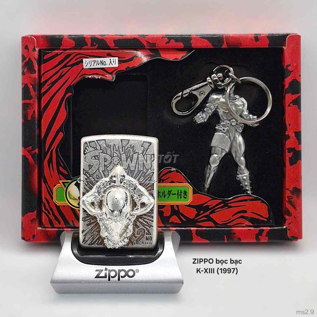 Bật lửa Zippo K-XIII 1997 Bạc. Mua bán Đồ sưu tầm, đồ cổ tại Thành phố Rạch Giá Kiên Giang được đăng bởi Đức Bảo Trần hình 1