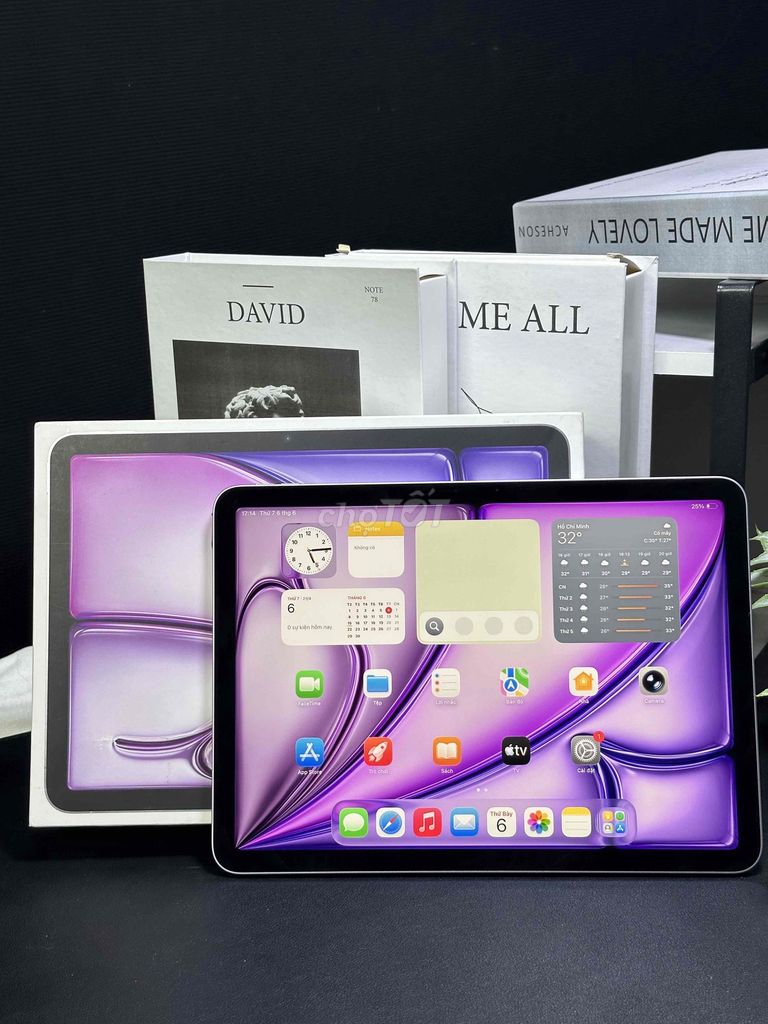 iPad Air 7 M3 11” 128GB Tím FULLBOX - ZÁ ÊM. Mua bán Máy tính bảng tại Quận 10 Tp Hồ Chí Minh được đăng bởi Trí Hiển hình 1