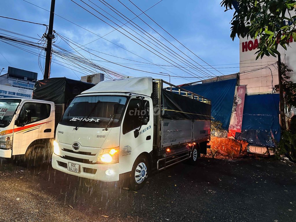 HINO 720L tải 3.49T thùng inox nhôm xe zin