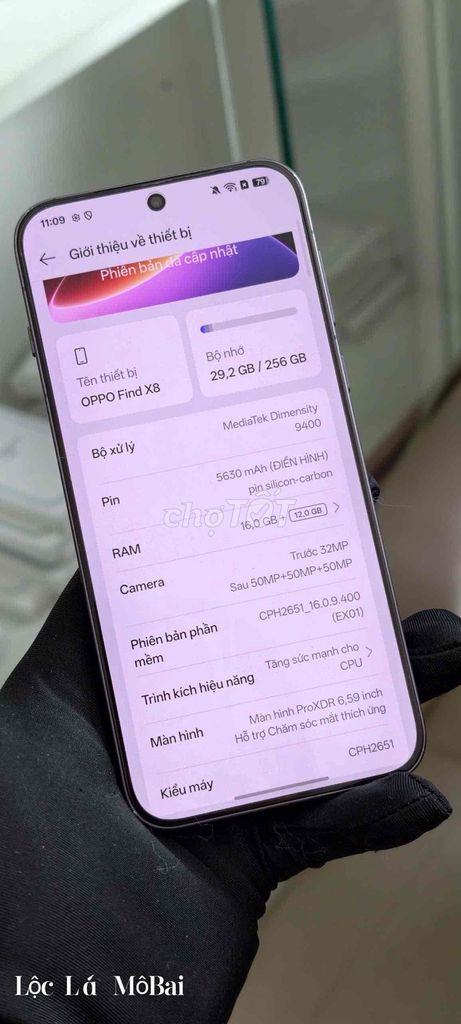 Oppo Find X8 16GB/256GB Xám. Mua bán Điện thoại tại Thành phố Đà Lạt Lâm Đồng được đăng bởi Lộc Lá Mô Bai hình 1