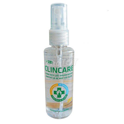 Dung dịch rửa tay sát khuẩn chai Clincare SH 70ml