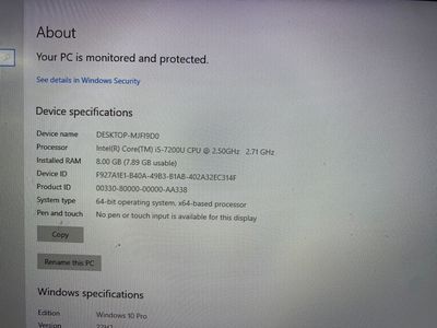 ASUS Zenbook UX430U i5-7200U | 8GB | 250GB SSD 95%