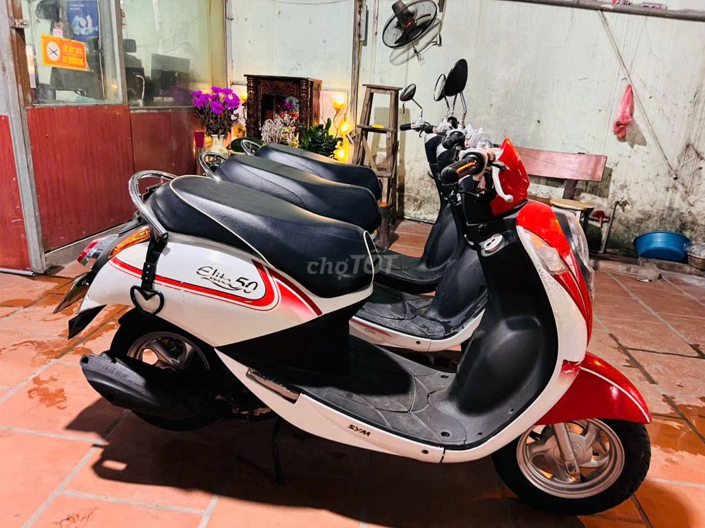XE MÁY PHÚ THỊNH -SYM ELITTE 50 - HỖTRỢTRẢGÓP. Mua bán Xe máy tại Quận Nam Từ Liêm Hà Nội được đăng bởi TRẦN VĂN PHÚ hình 5