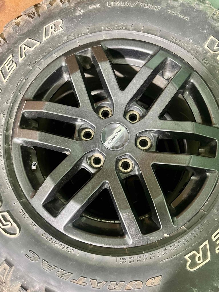 Mâm xe Ford  Raptor 17 inch, hợp kim, màu đen đẹp. Mua bán Phụ tùng xe tại Thành phố Thủ Đức Tp Hồ Chí Minh được đăng bởi Thọ hình 1