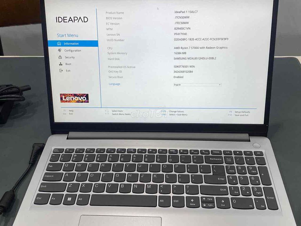 Lenovo Ideapad 1 15ALC7 Ryzen 7 16GB/512GB. Mua bán Laptop tại Quận 5 Tp Hồ Chí Minh được đăng bởi Phan Thế Phong  hình 1
