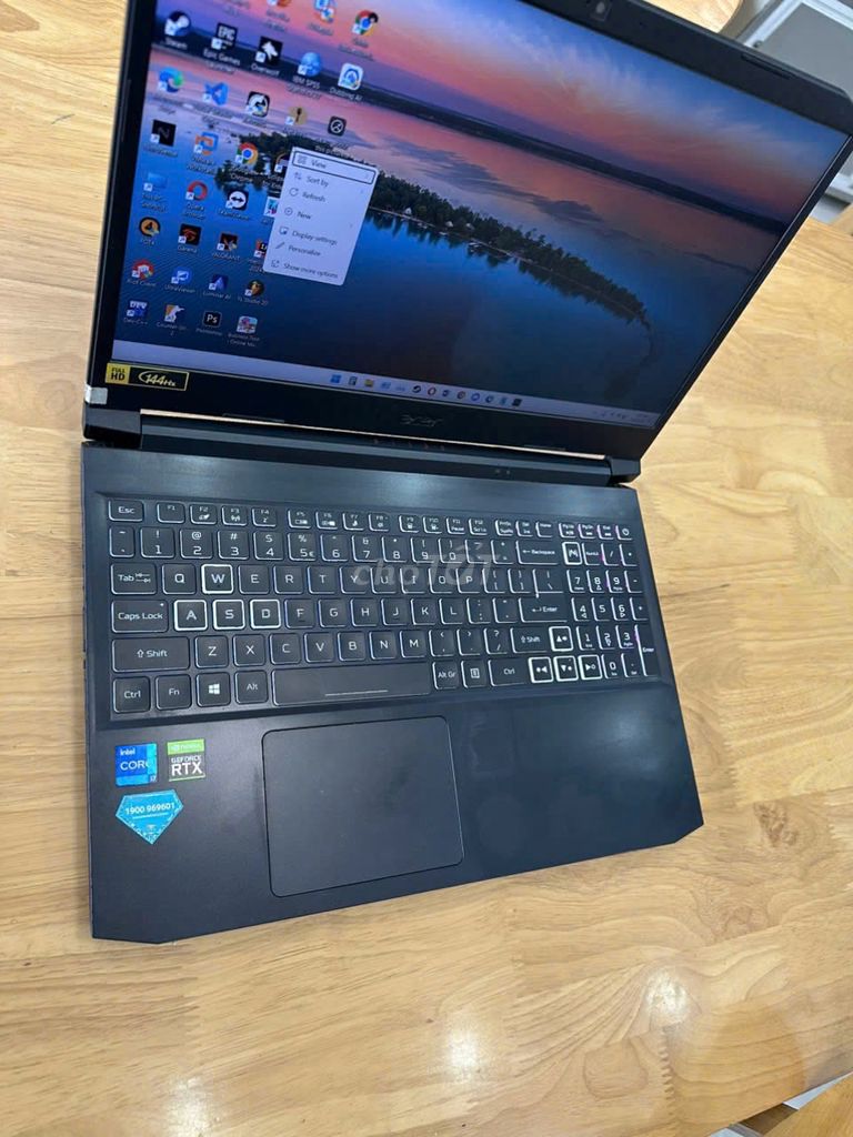 Acer Nitro 5 Gaming i7-11800H 16GB 512GB RTX 3050. Mua bán Laptop tại Thành phố Qui Nhơn Bình Định được đăng bởi NGỌC PHÚC LAPTOPS hình 1