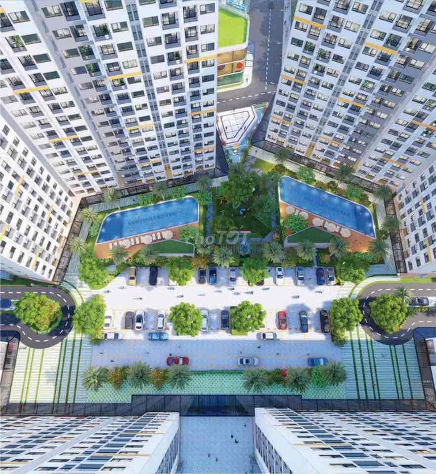 Căn hộ CC 2 PN 2 WC 51m2 mặt tiền Quốc Lộ 1A.