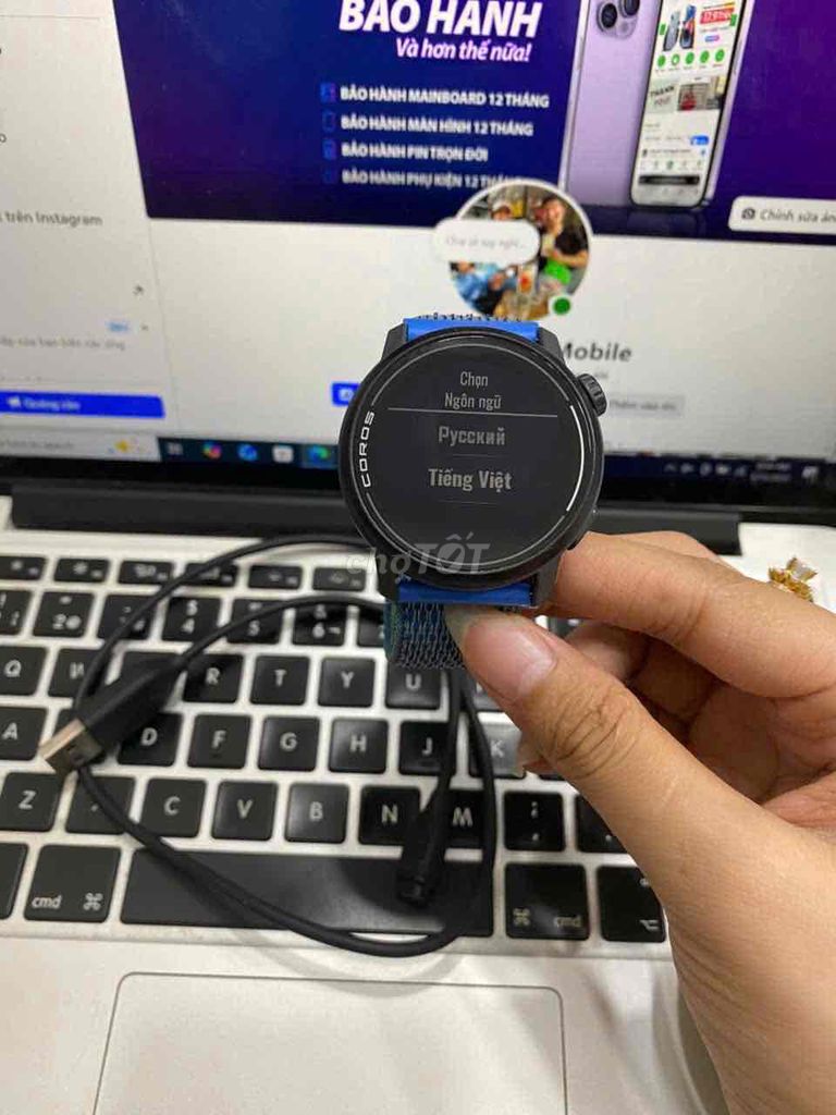 Đồng hồ Coros Pace 3 Xám 41.9mm Có sạc. Mua bán Thiết bị đeo thông minh tại Quận 3 Tp Hồ Chí Minh được đăng bởi Tuấn Nguyễn hình 1
