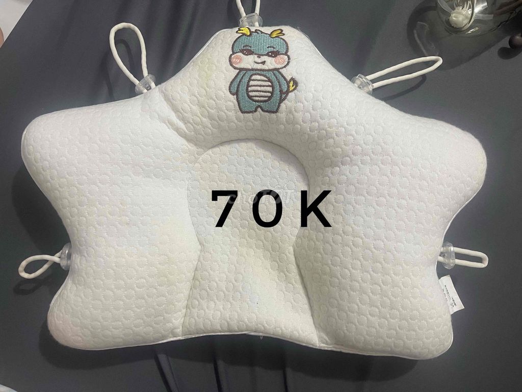 Gối định hình trẻ em vải mềm mại. Mua bán Giường, chăn ga gối nệm tại Thành phố Long Xuyên An Giang được đăng bởi thanh lý đủ thứ hình 1