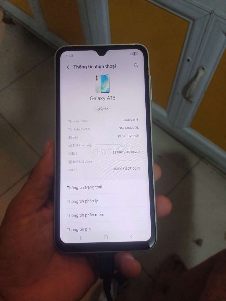 Samsung Galaxy A16 128GB Trắng. Mua bán Điện thoại tại Thành phố Thủ Đức Tp Hồ Chí Minh được đăng bởi Tuân lương hình 1