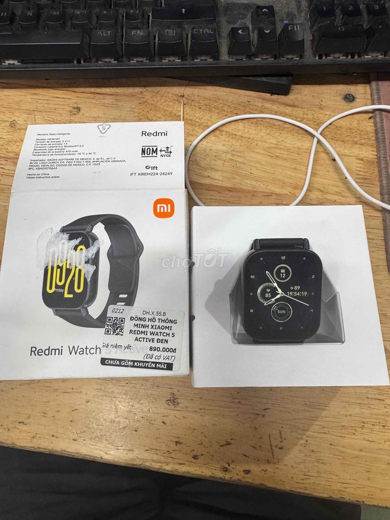 Xiaomi Redmi Watch 5 Active Đen. Mua bán Thiết bị đeo thông minh tại Huyện Trảng Bom Đồng Nai được đăng bởi Đạt nguyễn hình 1