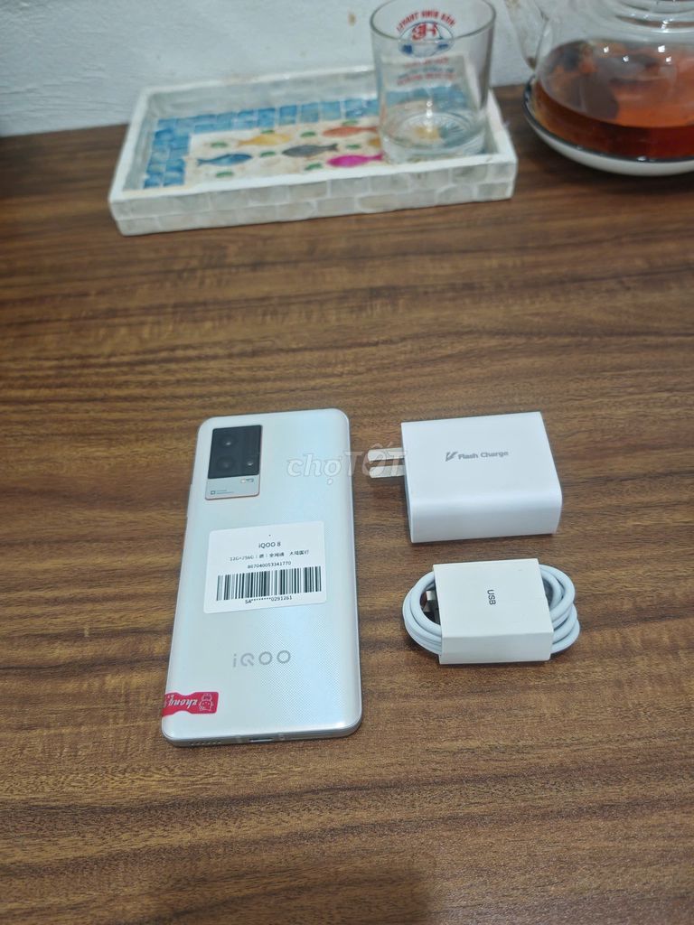 Vivo IQOO 8 5G 12/256 Trắng sạc 80w có ship COD. Mua bán Điện thoại tại Quận Hoàng Mai Hà Nội được đăng bởi Trần Ngọc Hiếu hình 1
