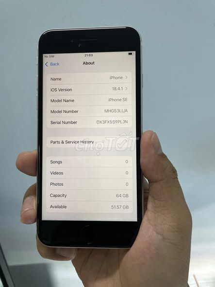 Apple iPhone SE 2020 64GB Trắng. Mua bán Điện thoại tại Quận 12 Tp Hồ Chí Minh được đăng bởi Hội Đồ Điện Tử hình 1