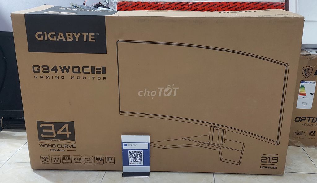 Màn hình GIGABYTE G34WQC 34inch 2k bảo hành 2027