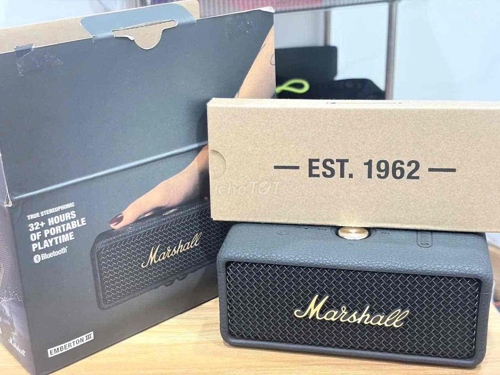 Loa Bluetooth Marshall Emberton 3 Đen Như mới. Mua bán Tivi, Âm thanh tại Thành phố Biên Hòa Đồng Nai được đăng bởi L hình 1