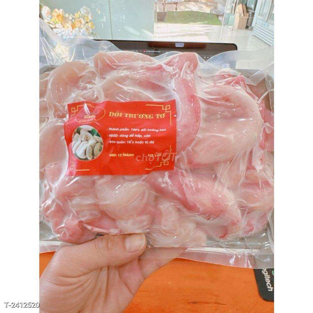 Dồi trường Tơ heo cấp đông khay 1kg (giao tphcm)