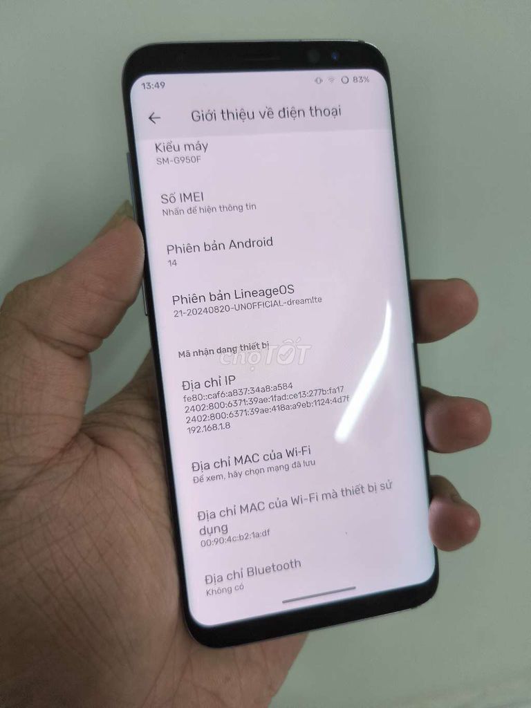 Samsung S8 64GB Xám Đã qua sử dụng. Mua bán Điện thoại tại Quận Gò Vấp Tp Hồ Chí Minh được đăng bởi NguyenNguyen hình 1