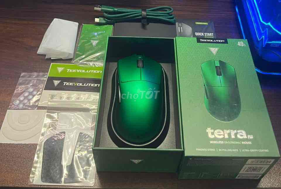 Chuột Teevolution Terra Pro Xanh lá RapidySync. Mua bán Phụ kiện (Màn hình, Chuột...) tại Huyện Bình Chánh Tp Hồ Chí Minh được đăng bởi Thanh Tú hình 1