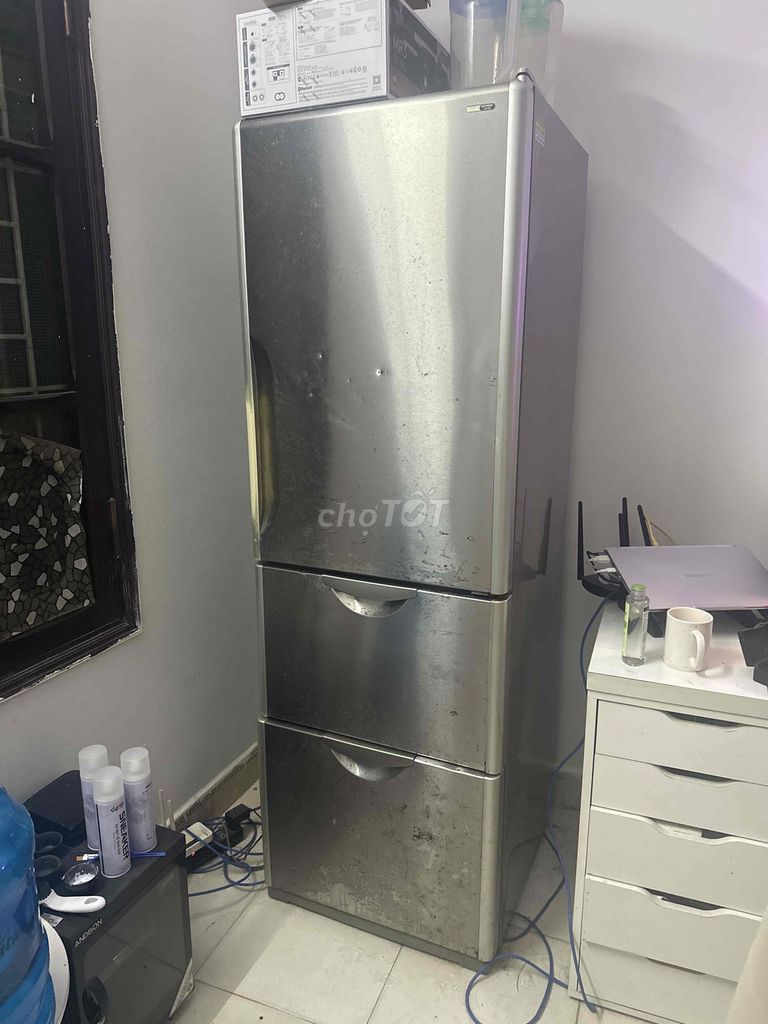 Tủ lạnh Hitachi 375 lít 3 cánh Bạc. Mua bán Tủ lạnh tại Quận Đống Đa Hà Nội được đăng bởi Phùng Đức Anh  hình 1