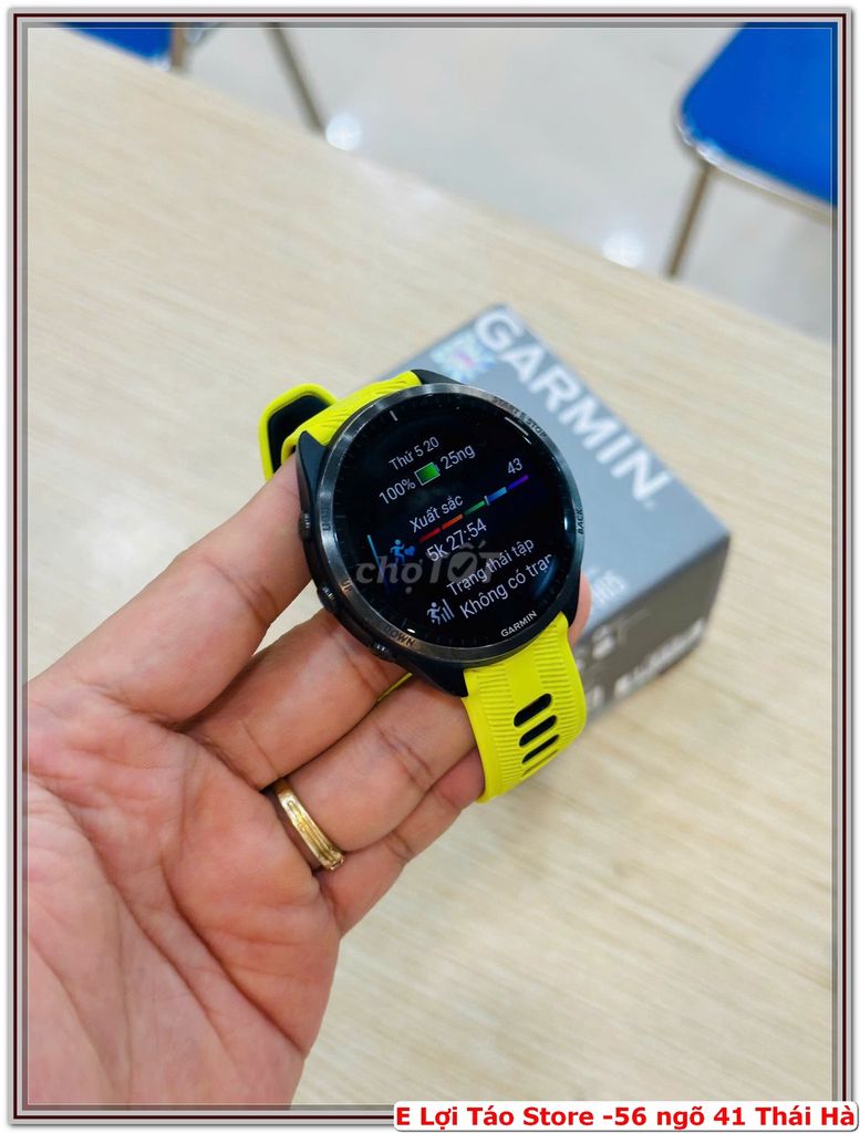 Garmin Forerunner 965 Vàng OLED BH 21/05/2027. Mua bán Thiết bị đeo thông minh tại Quận Đống Đa Hà Nội được đăng bởi Nguyễn Tiến Lợi hình 1
