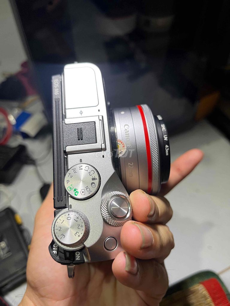 Máy ảnh Canon M6 Bạc. Mua bán Máy ảnh, Máy quay tại Thành phố Long Xuyên An Giang được đăng bởi Khánh hình 1