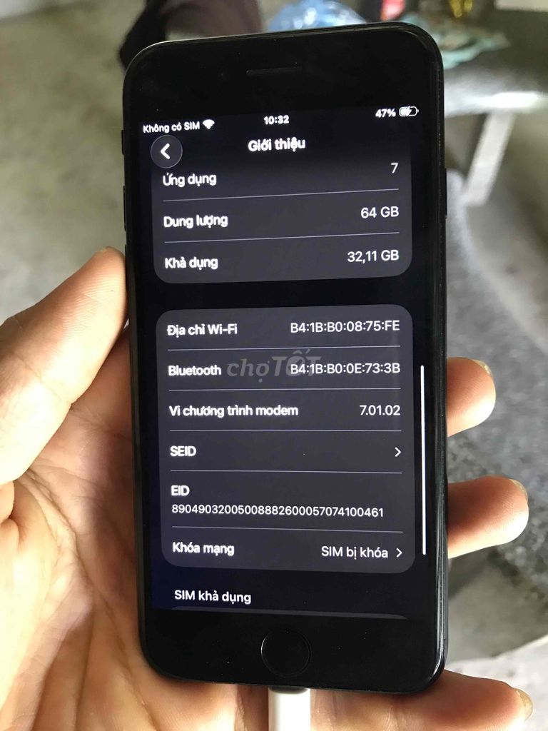 Apple iPhone SE 64GB Đen. Mua bán Điện thoại tại Huyện Cẩm Khê Phú Thọ được đăng bởi Nguyễn Phước hình 1