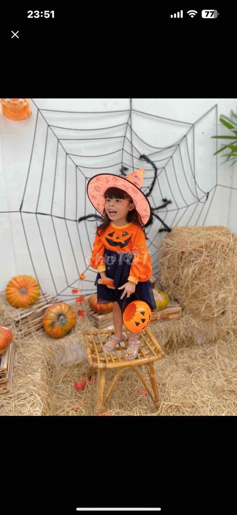 đầm Halloween cho bé