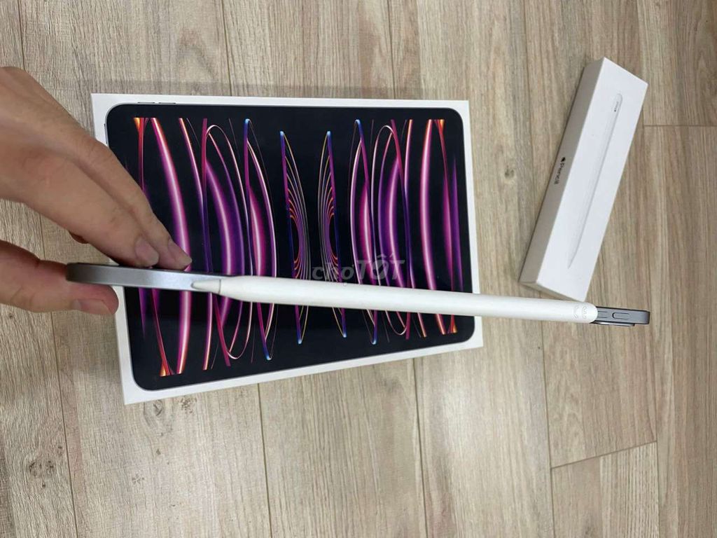 Ipad Pro M2 Wifi 256gb Full Box 99% + Pen (còn BH)