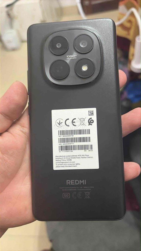 xiaomi note 15 5g 8gb 256gb màu đen. Mua bán Điện thoại tại Thành phố Qui Nhơn Bình Định được đăng bởi Ty Nguyễn hình 1