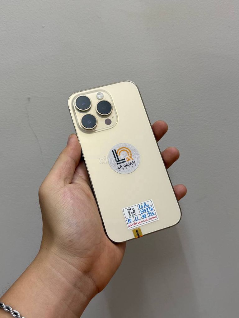 iPhone 14 Pro 💛 Gold sang trọng, chuẩn flagship. Mua bán Điện thoại tại Quận 10 Tp Hồ Chí Minh được đăng bởi Lê Quân Mobile hình 1