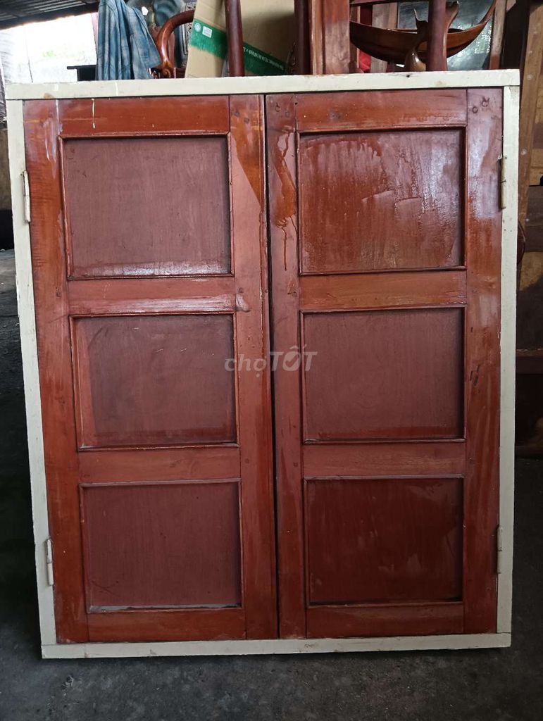 Cửa sổ gỗ Nâu 1m20 x 1m. Mua bán Nội thất, đồ gia dụng khác tại Quận Tân Phú Tp Hồ Chí Minh được đăng bởi tùng hình 1