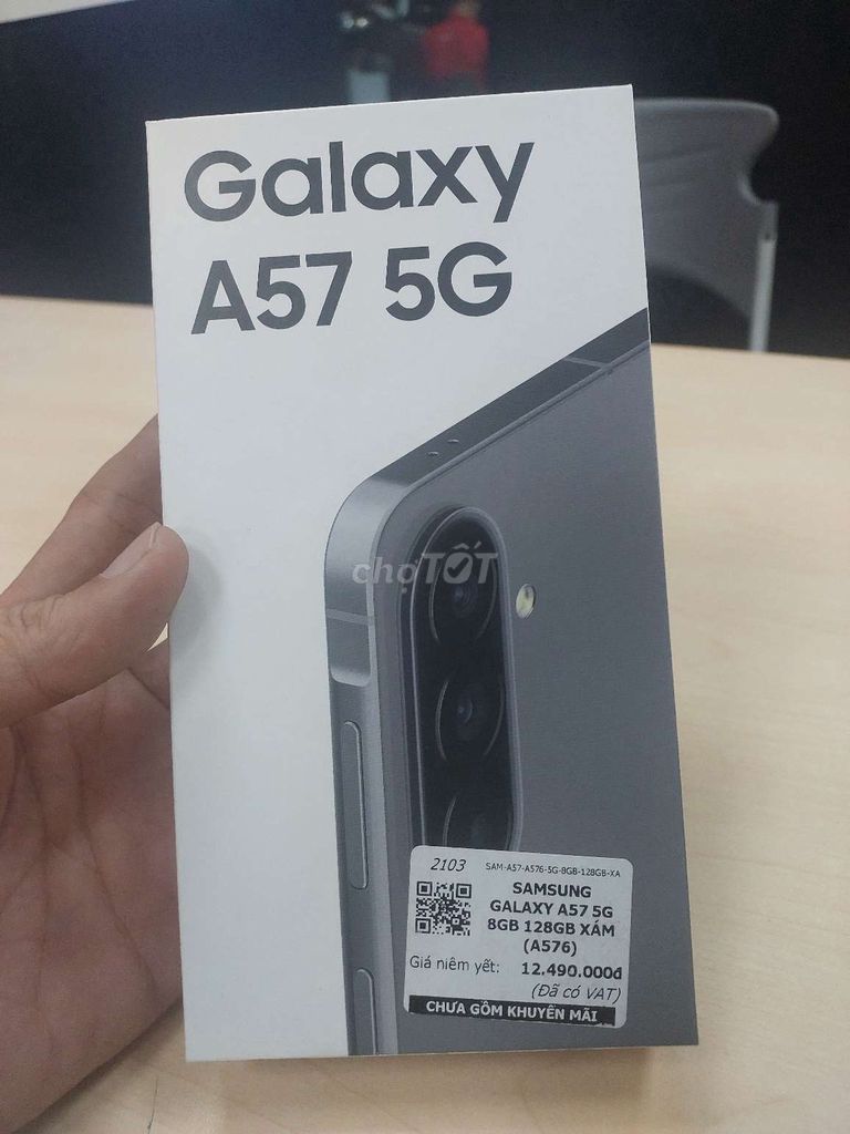 Samsung Galaxy A57 5G 128GB Xám. Mua bán Điện thoại tại Quận 1 Tp Hồ Chí Minh được đăng bởi khánh vũ hình 1