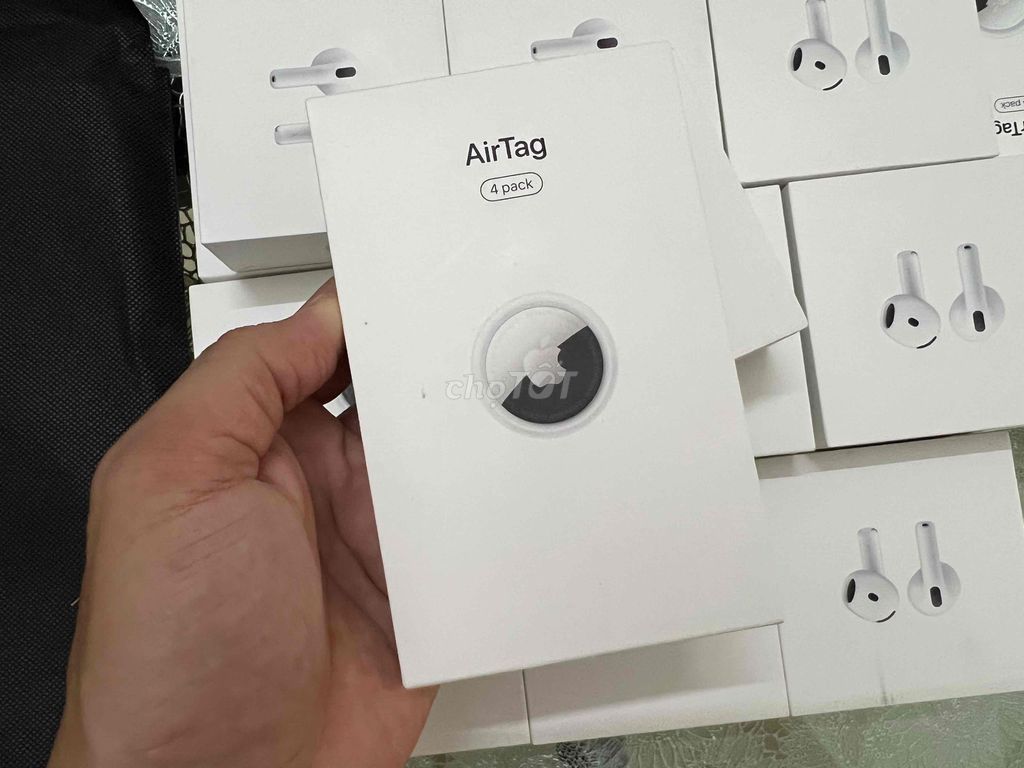 Airtag apple pack x 4 (định vị apple 1 hộp 4 thẻ)