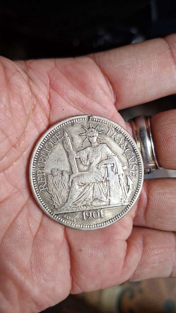 Tiền xu cổ nữ thần tự do 1901 . Mua bán Đồ sưu tầm, đồ cổ tại Quận 1 Tp Hồ Chí Minh được đăng bởi Hiển hình 1