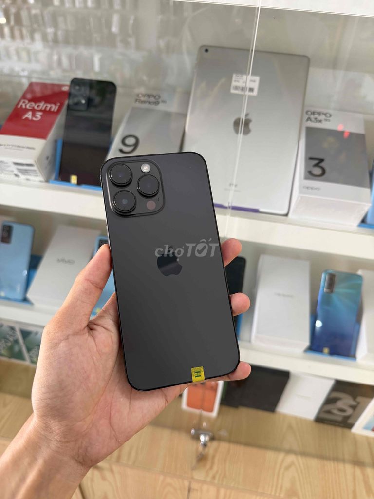 Cần bán iPhone 14 Pro Max 256G zin đẹp bản Mỹ rẻ. Mua bán Điện thoại tại Thành phố Qui Nhơn Bình Định được đăng bởi Gia Long hình 1