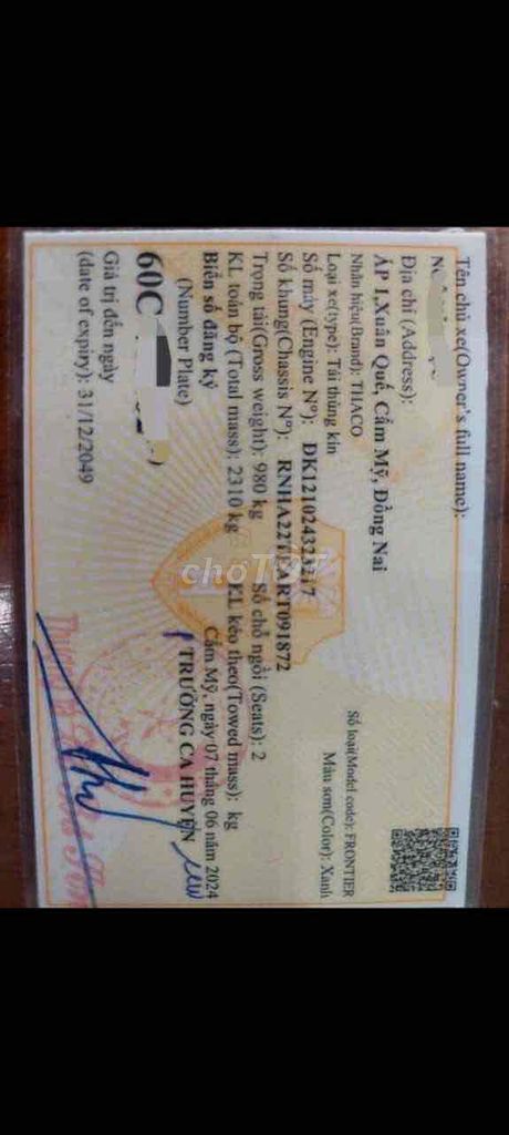 cần bán xe. Mua bán Xe tải, xe ben tại undefined undefined được đăng bởi Ngô văn hoài hình 3